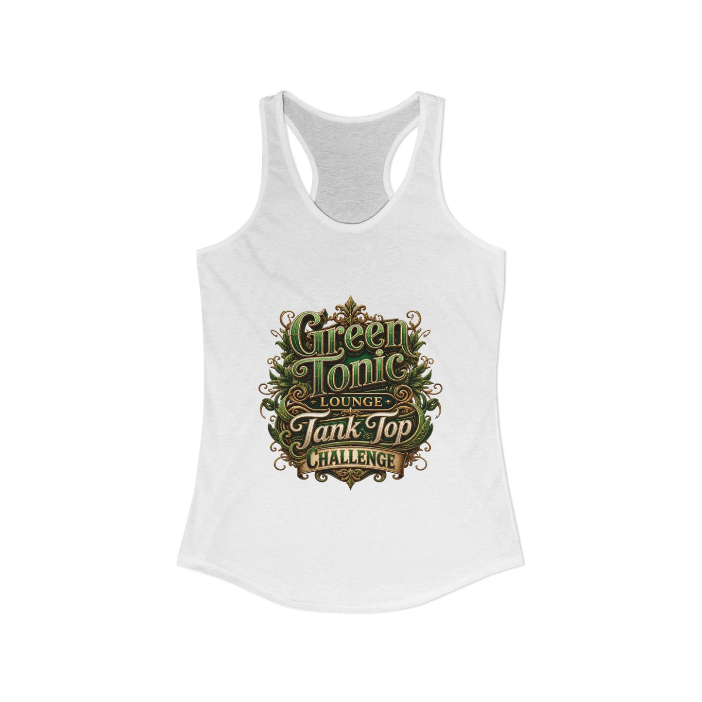 Women's Ideal Racerback Tank |  2 sided image Armadillo Studios™