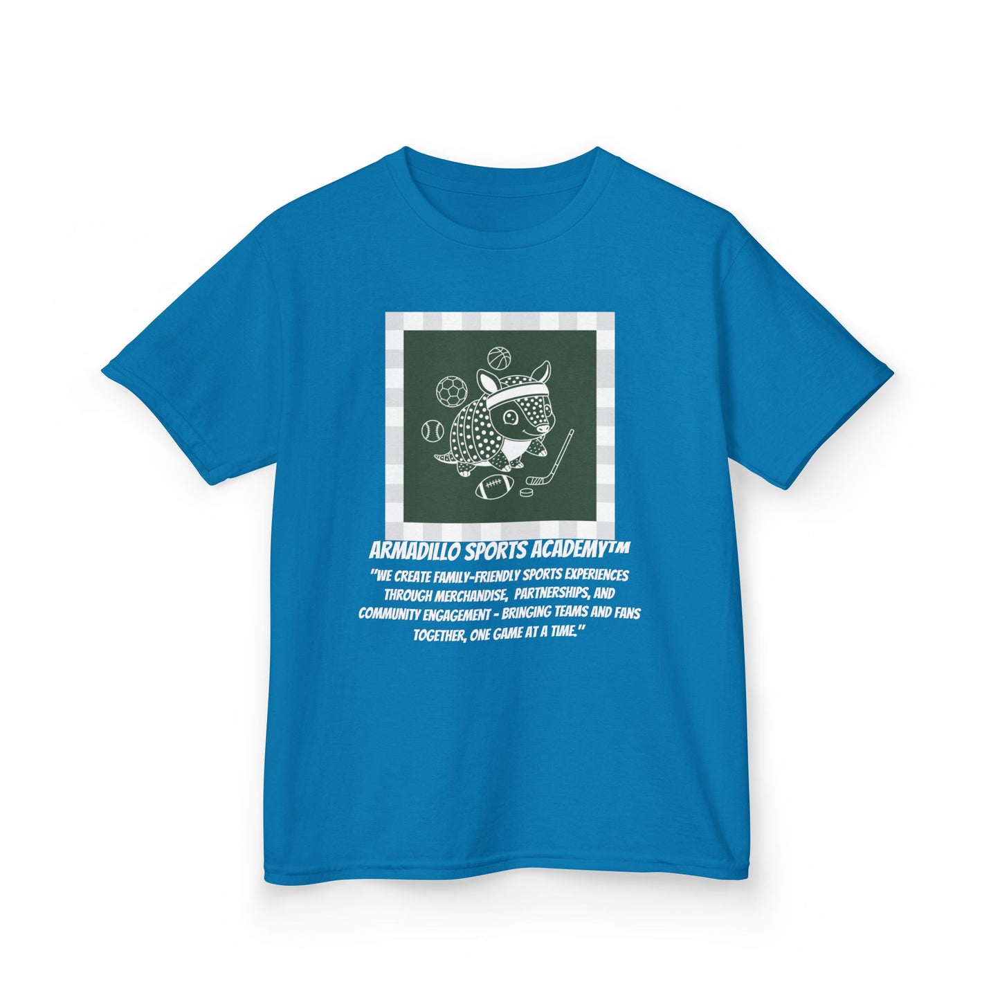 Kids Tee | Armadillo Sports Academy | Youth T-Shirt | Learn your Sport