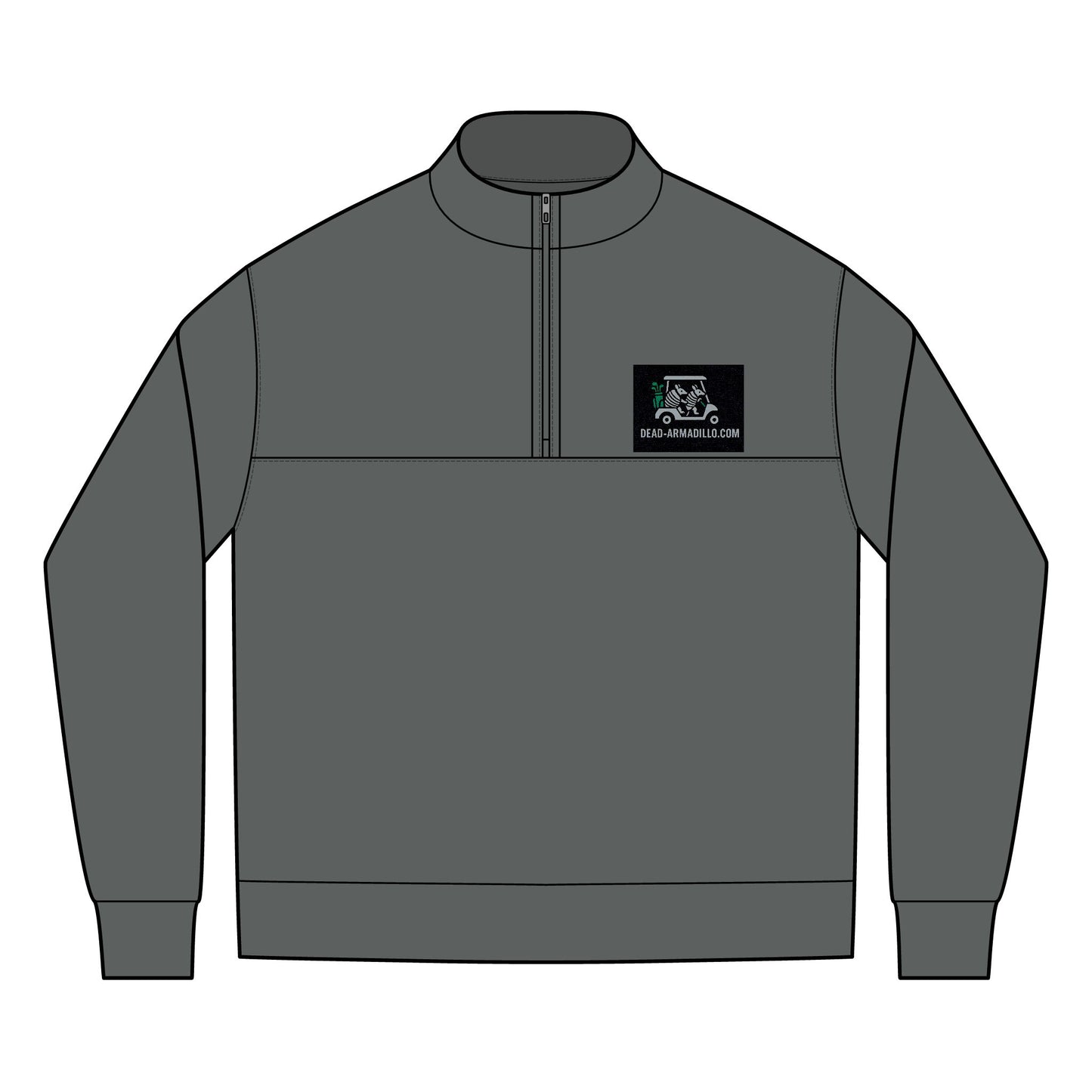 Men's Quarter-Zip Pullover | Mercer+Mettle™ | Custom Embroidered | Golf Themed | Linear Texture | Stylish Layer | Casual Wear