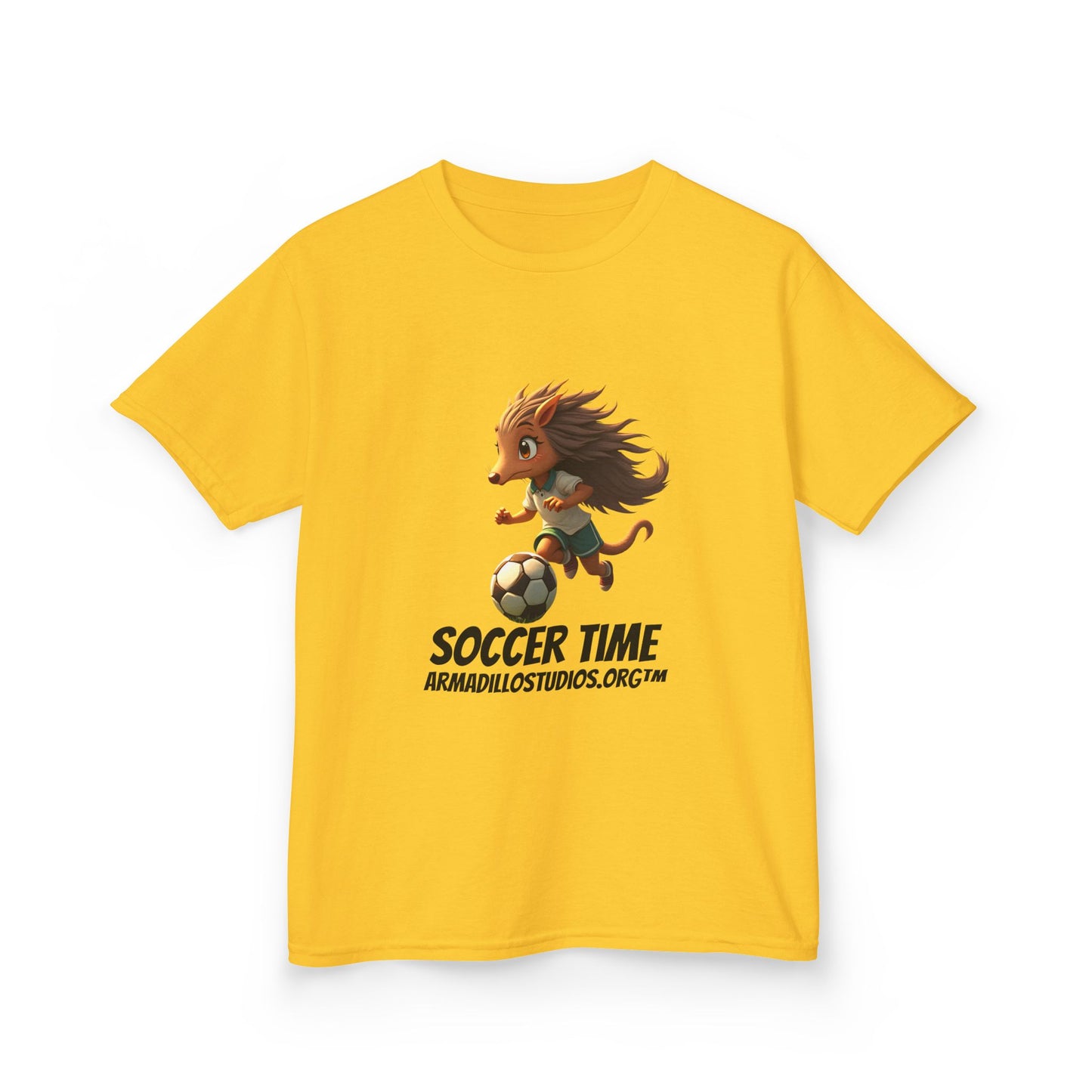 Kids Soccer | Armadillo themed | T-Shirt for Boys & Girls