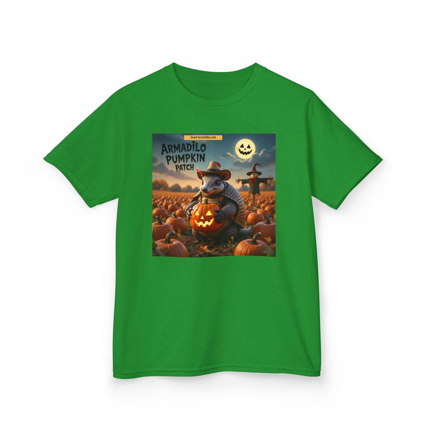 "Halloween Armadillo Pumpkin Kids Tee | Halloween Shirt | Kids Spooky Tee | Fall Clothing | Halloween Costume Shirt"