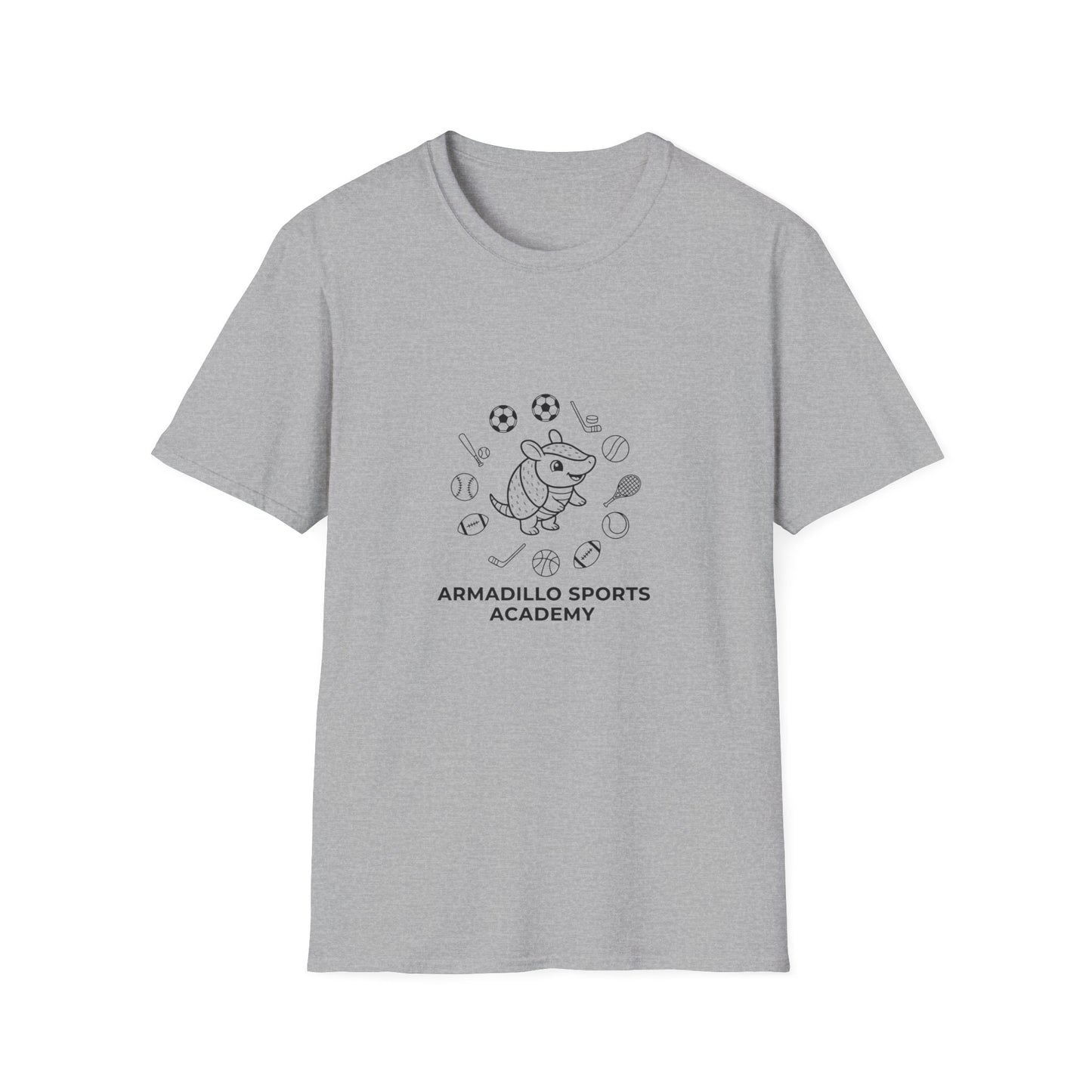 Armadillo Sports Academy T-Shirt — Unisex Adult Sports Team Tee