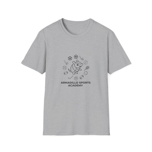 Armadillo Sports Academy T-Shirt — Unisex Adult Sports Team Tee