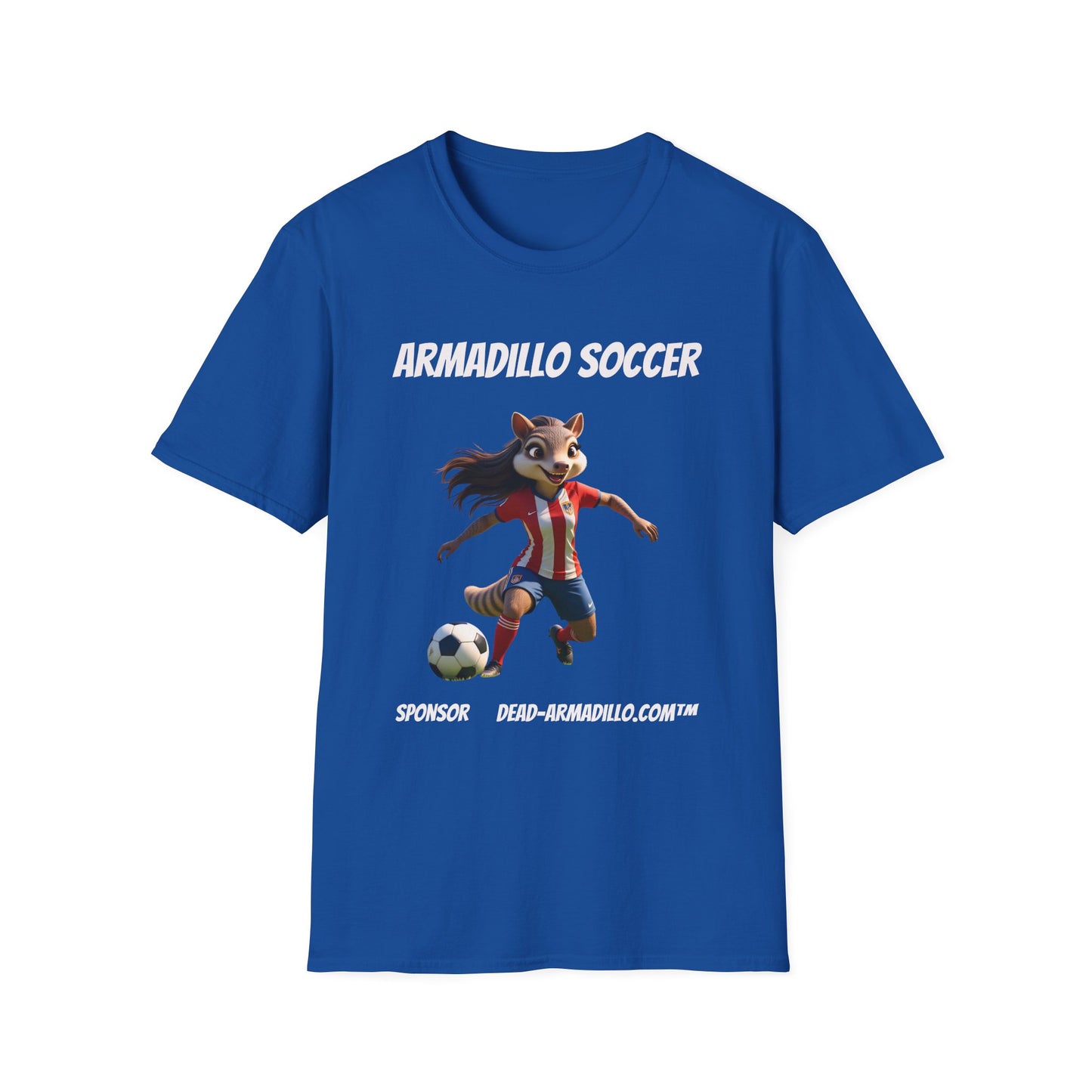 Armadillo Soccer Team T-Shirt  | Adults - Teens | Soccer Fans