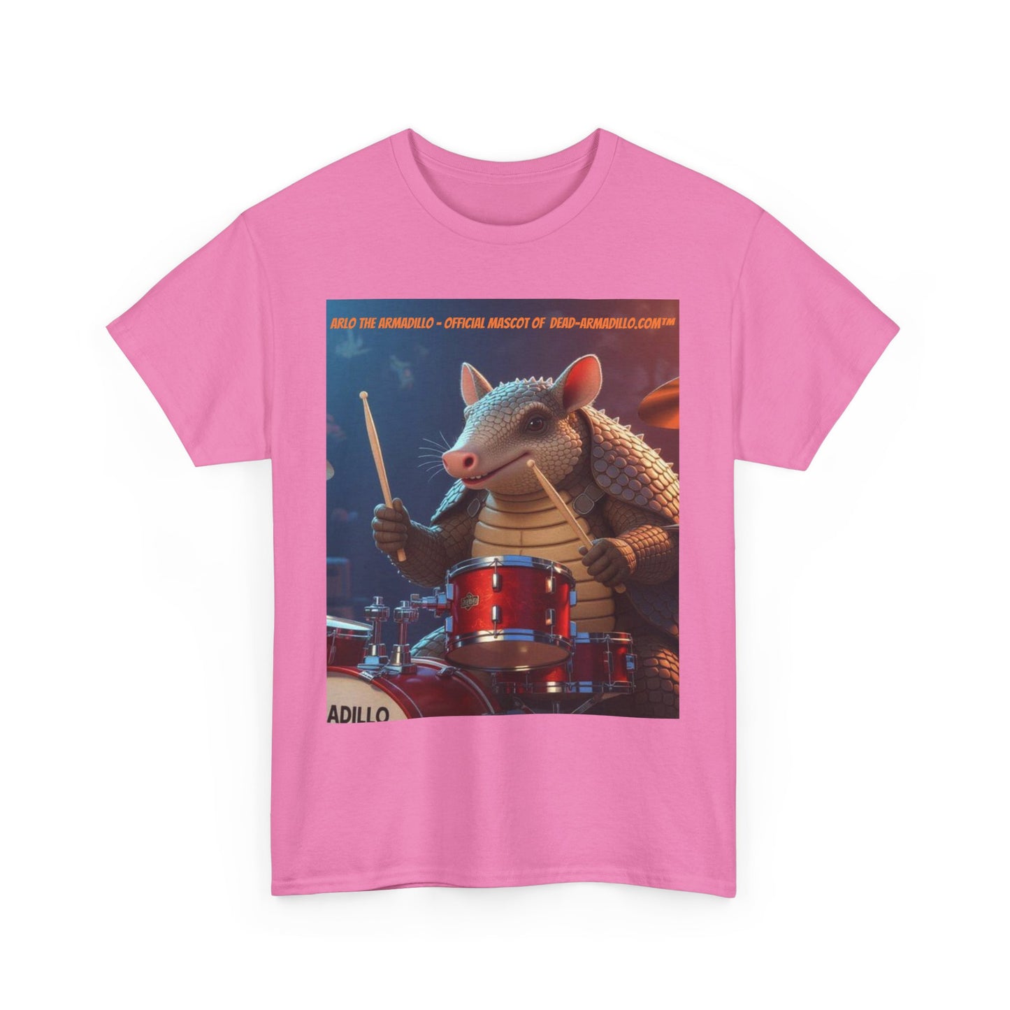Arlo the Drumming Armadillo | Official Business Mascot | T-Shirt