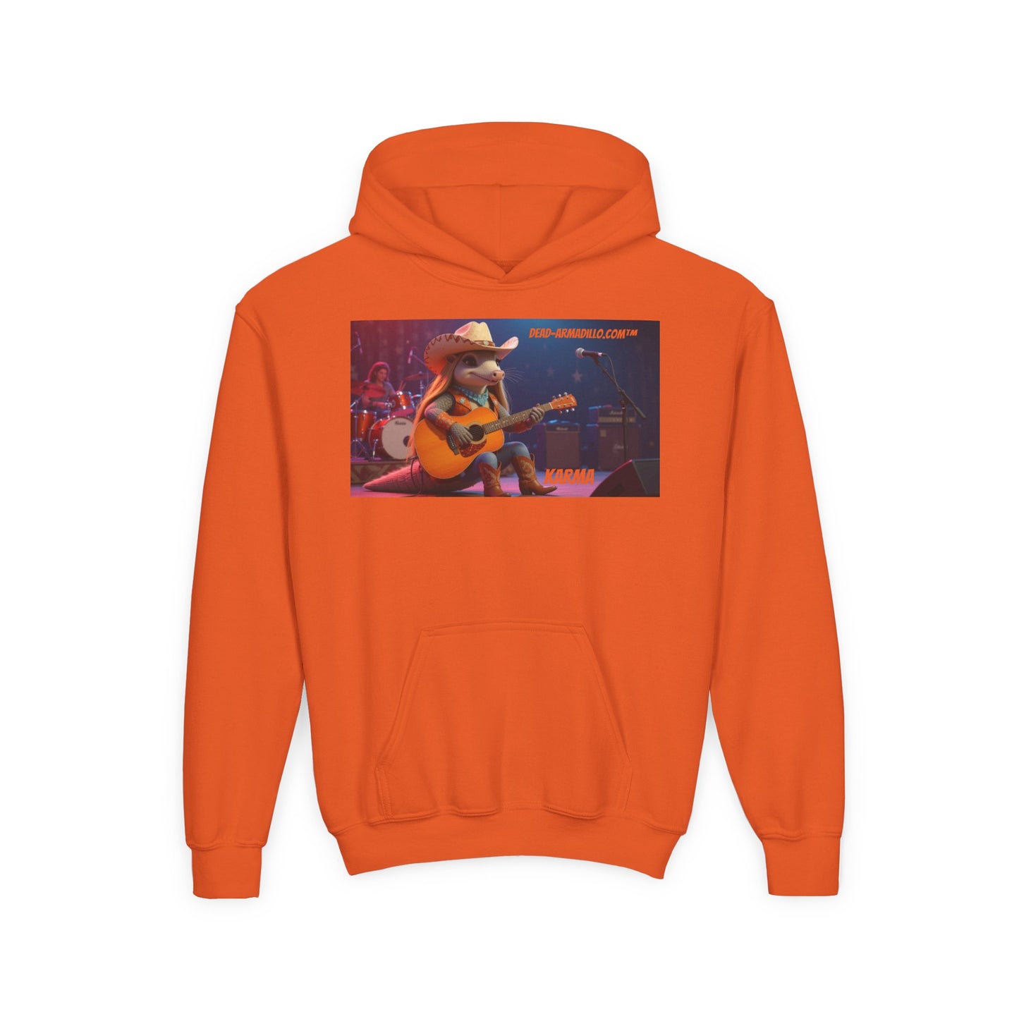 Sudadera con capucha de polar personalizada | creada por Dead-Armadillo.com™ | Unisex, peso medio | Talla infantil | Sudadera con capucha de polar suave