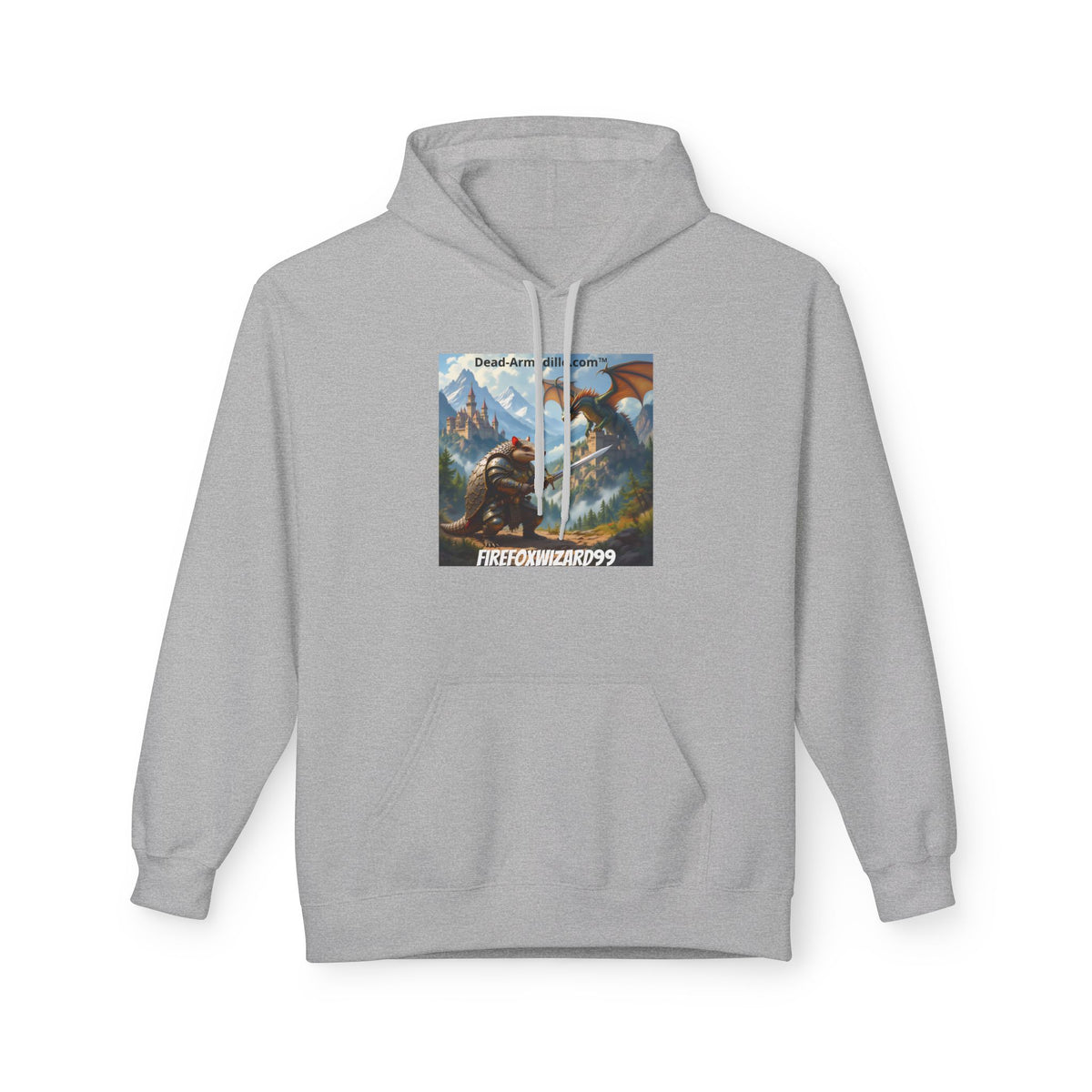 Arlo the Armadillo Dragon Slayer Hoodie — Personalized with Your Gamer Name