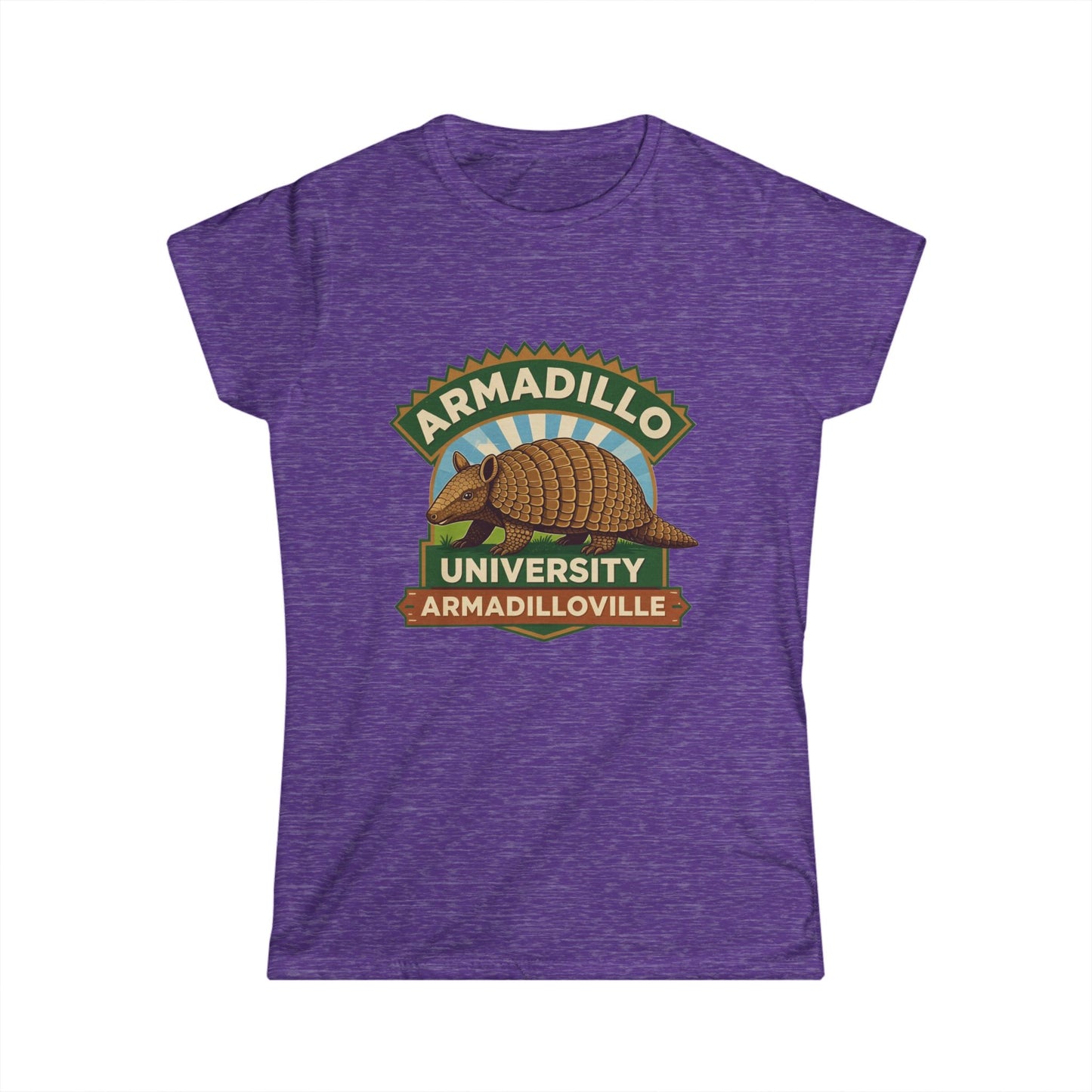 Women's | Teen's | Armadillo University Tee | Armadilloville | Custom Armadillo | College Shirt