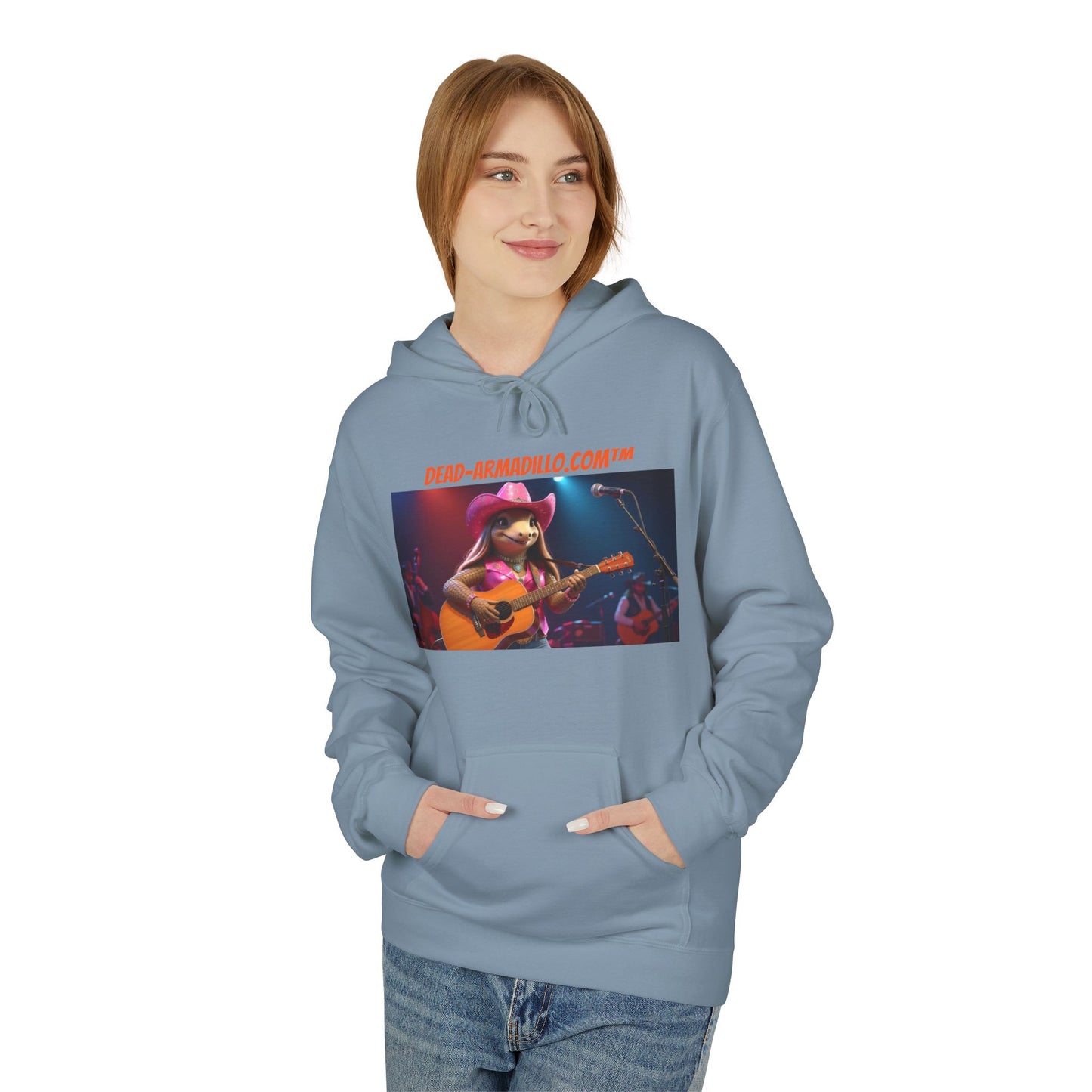 Custom Fleece Hoodie | created by  Dead-Armadillo.com™  | Unisex Midweight | Adult Sized |  Softstyle Fleece Hoodie