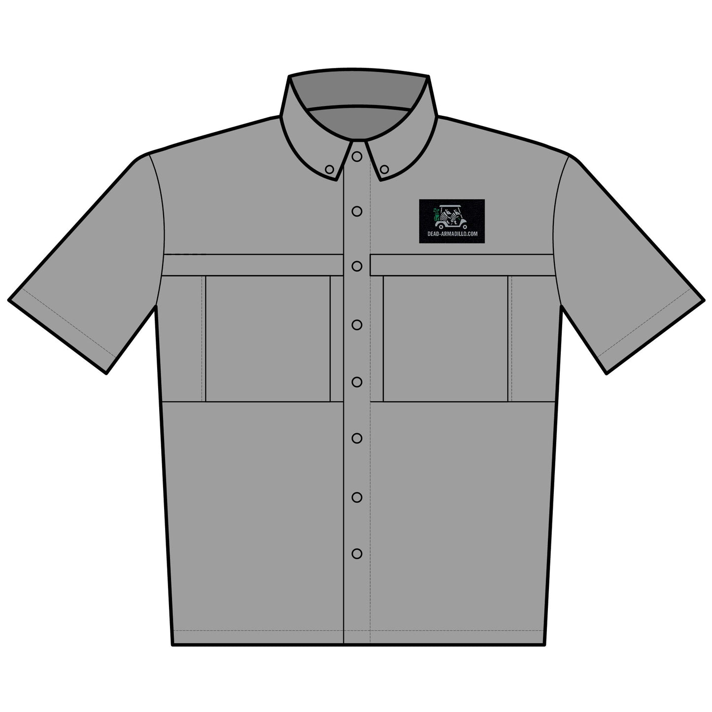 Custom Embroidered Golf theme | Daybreak Short-Sleeve Work Shirt | Dead-Armadillo.com™