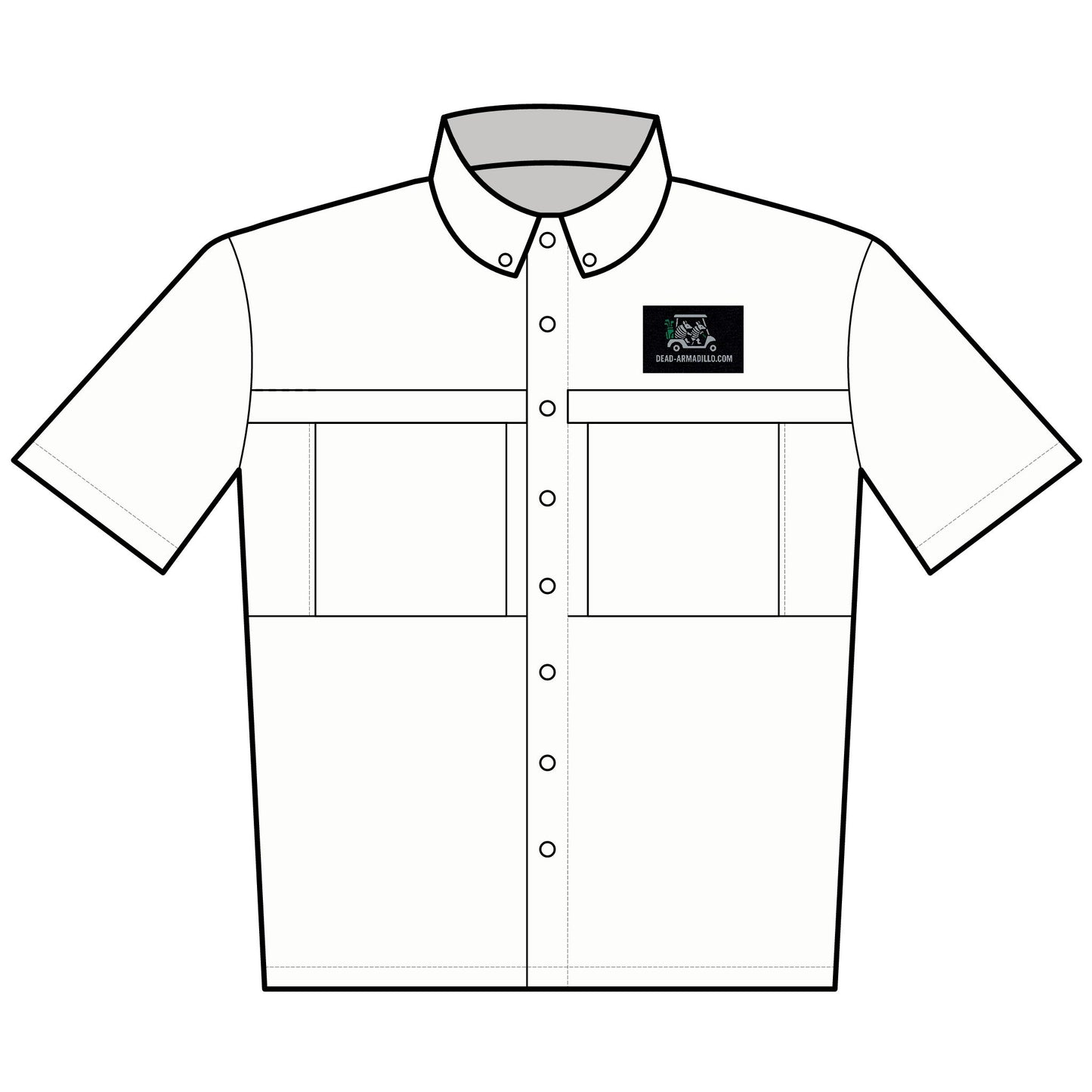 Custom Embroidered Golf theme | Daybreak Short-Sleeve Work Shirt | Dead-Armadillo.com™