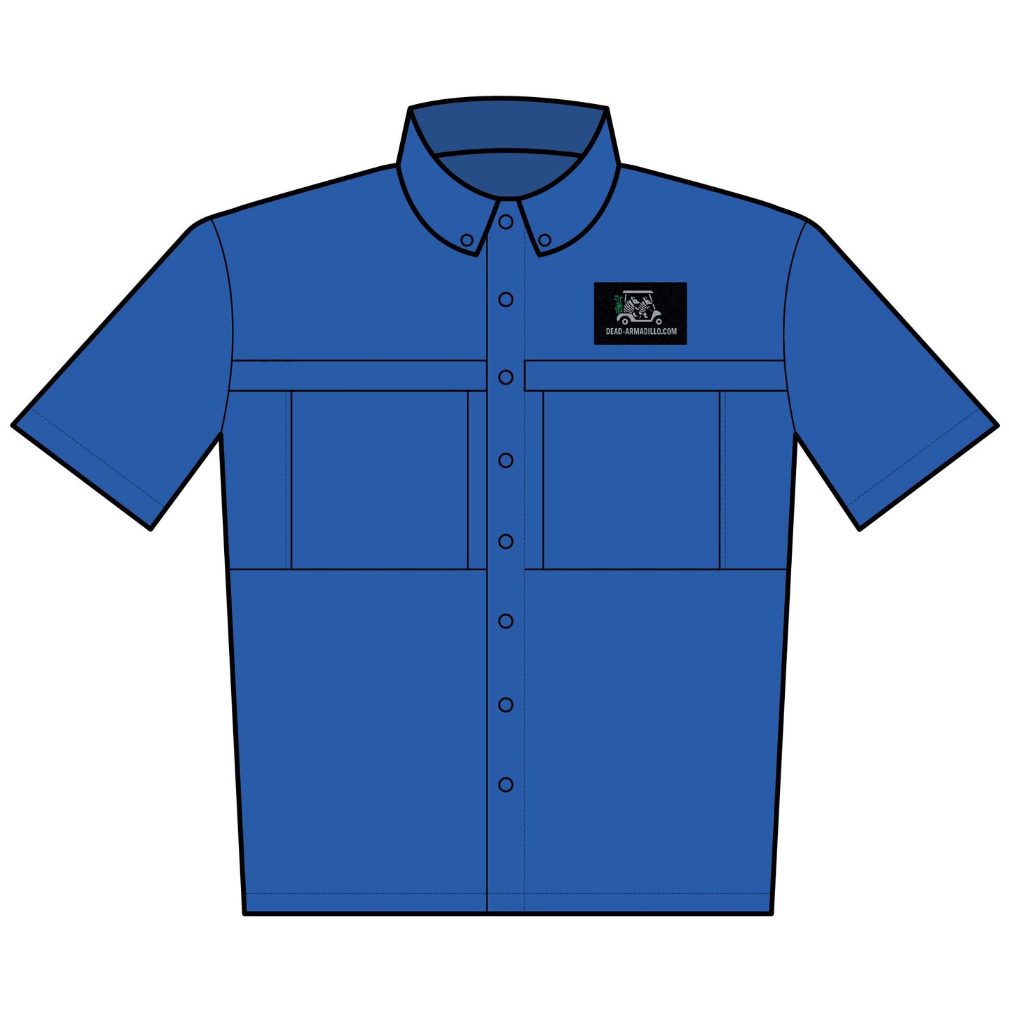 Custom Embroidered Golf theme | Daybreak Short-Sleeve Work Shirt | Dead-Armadillo.com™