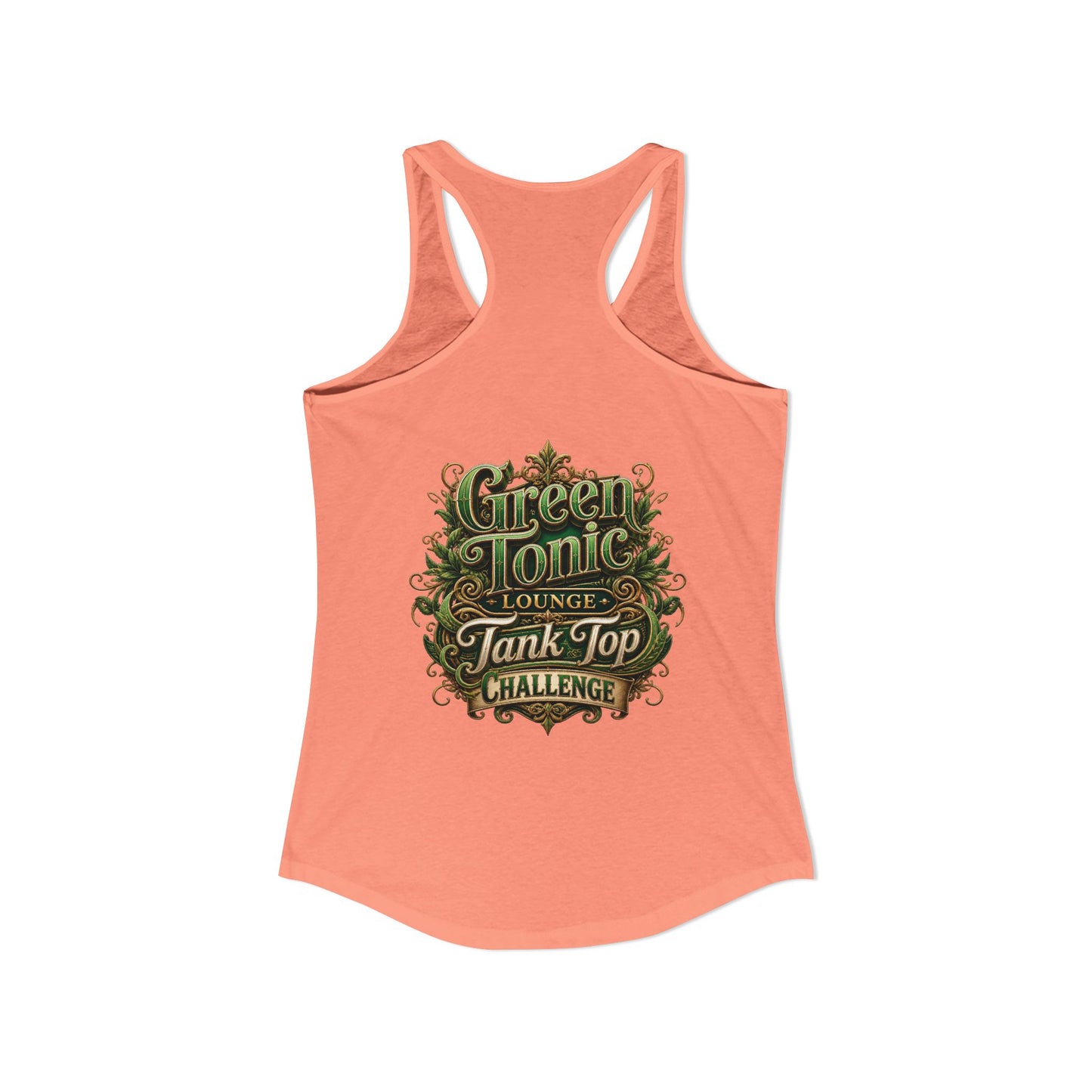 Women's 1-Sided Green Tonic Lounge | Racerback Tank | Dead-Armadillo™