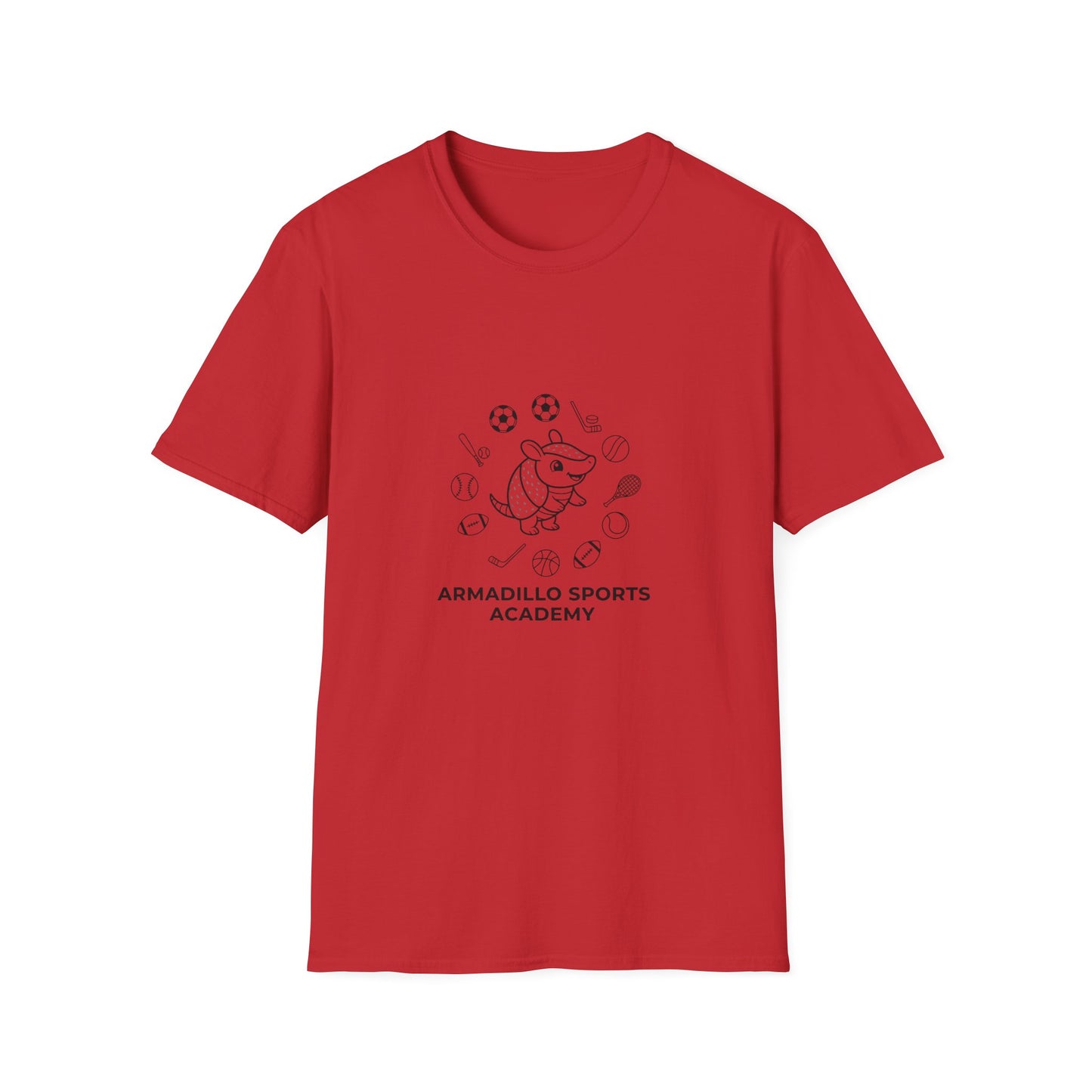 Armadillo Sports Academy T-Shirt — Unisex Adult Sports Team Tee