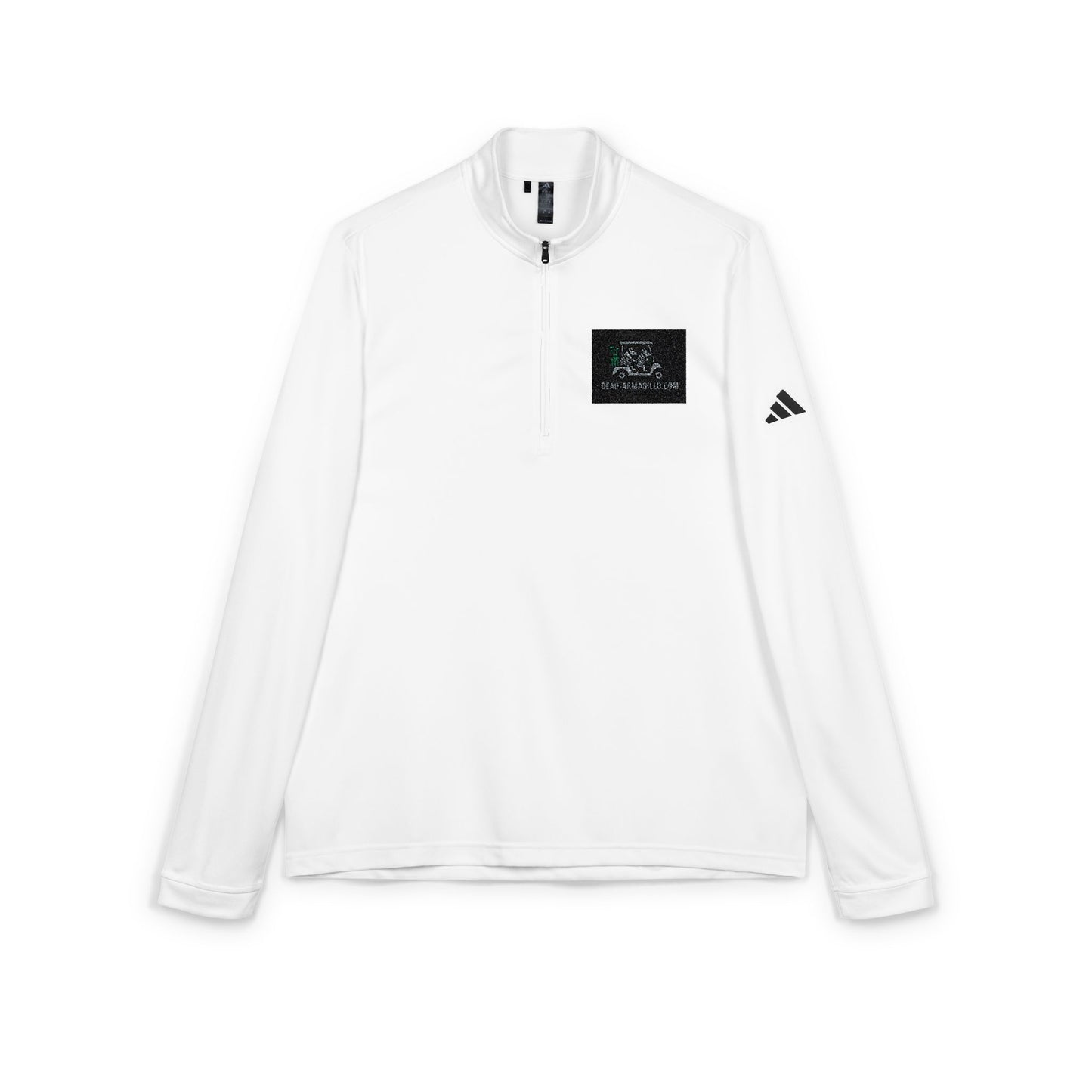 Quarter-Zip Pullover Men's | Adidas A401 | Custom Embroidered | Golf Themed