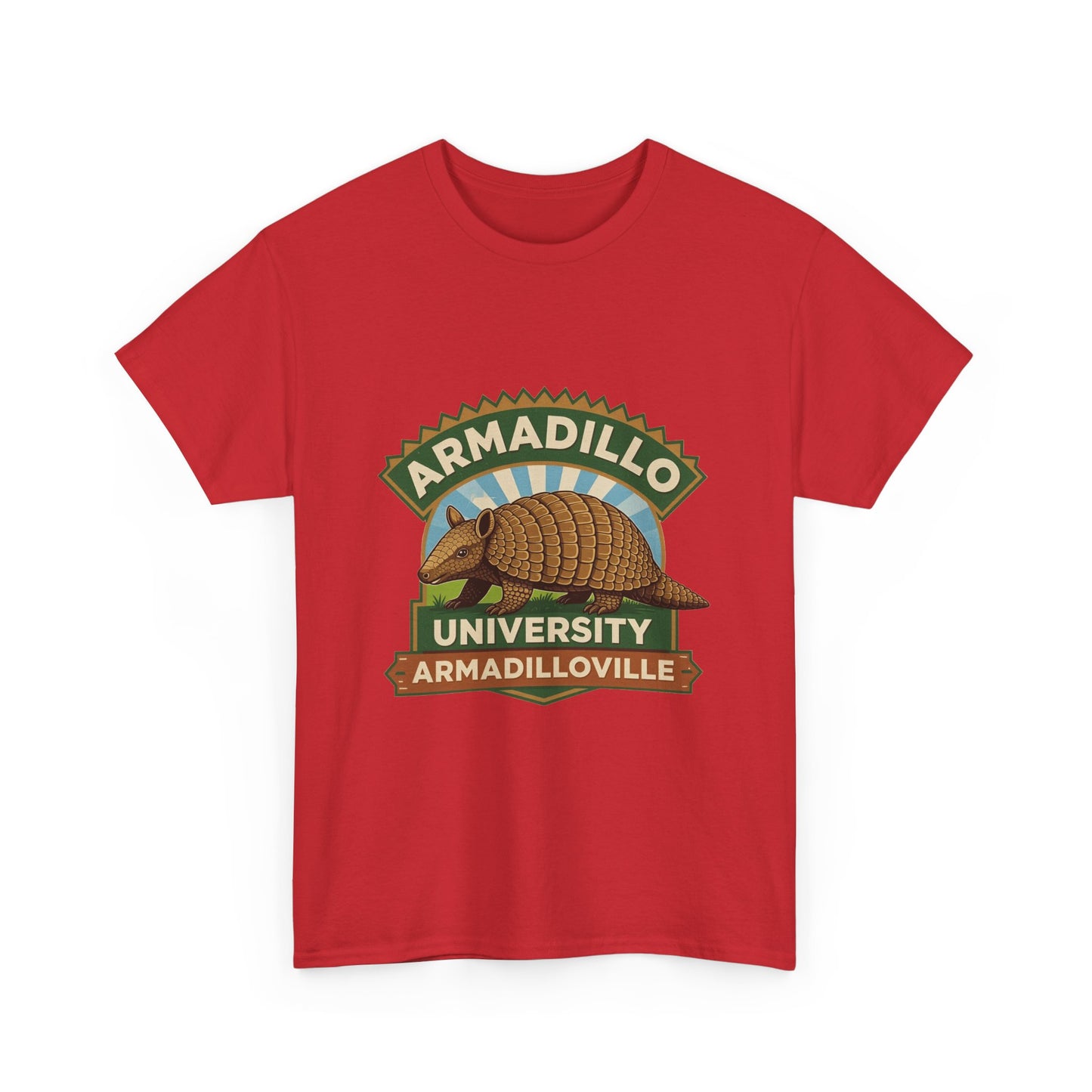 Unisex | Armadillo University Tee | Armadilloville | Custom Armadillo | College Shirt