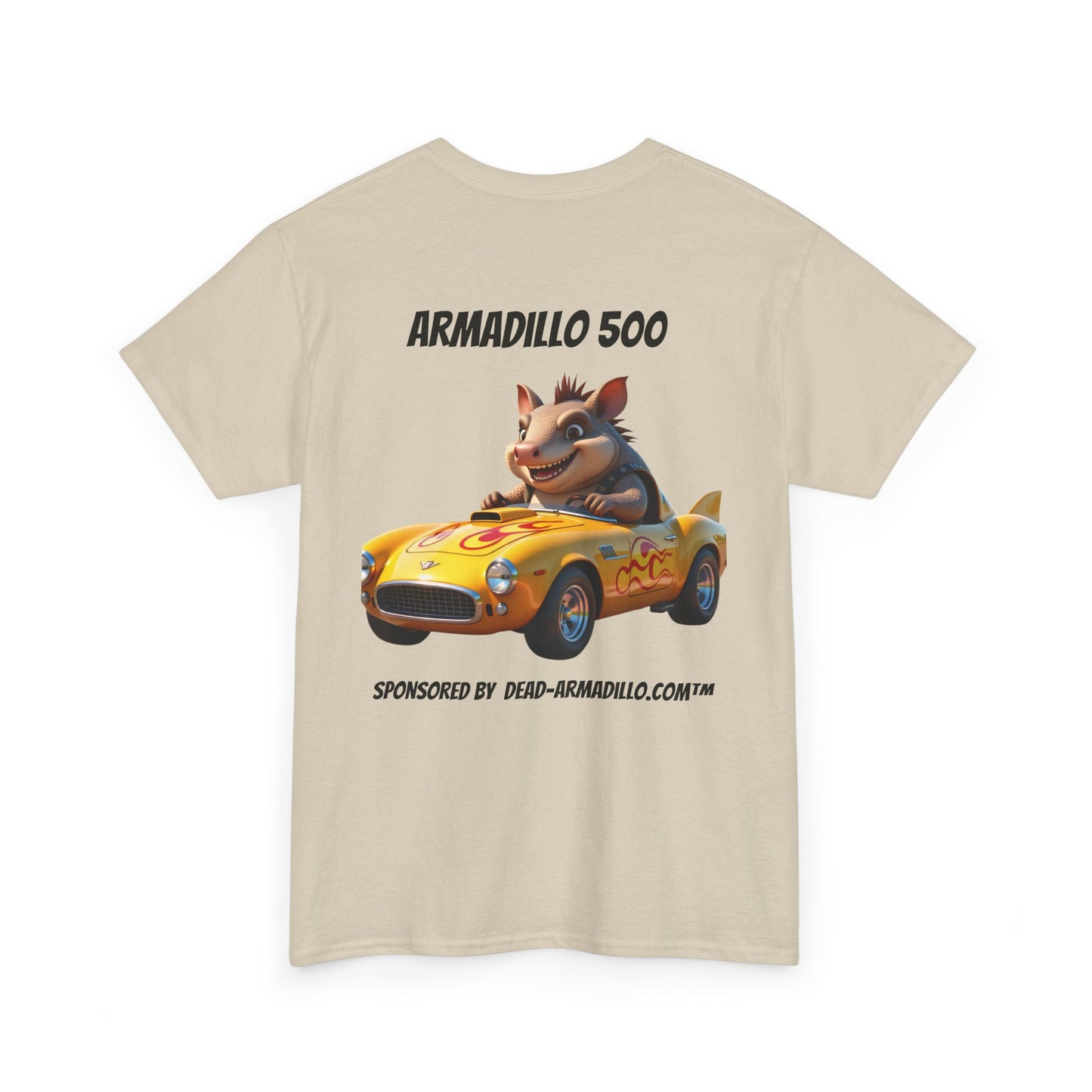 Dead-Armadillo.com | Car Racing Team | Fun Gift for Car Lovers | Unisex Cotton Shirt for Birthdays, Casual Wear, Road Trip Tee