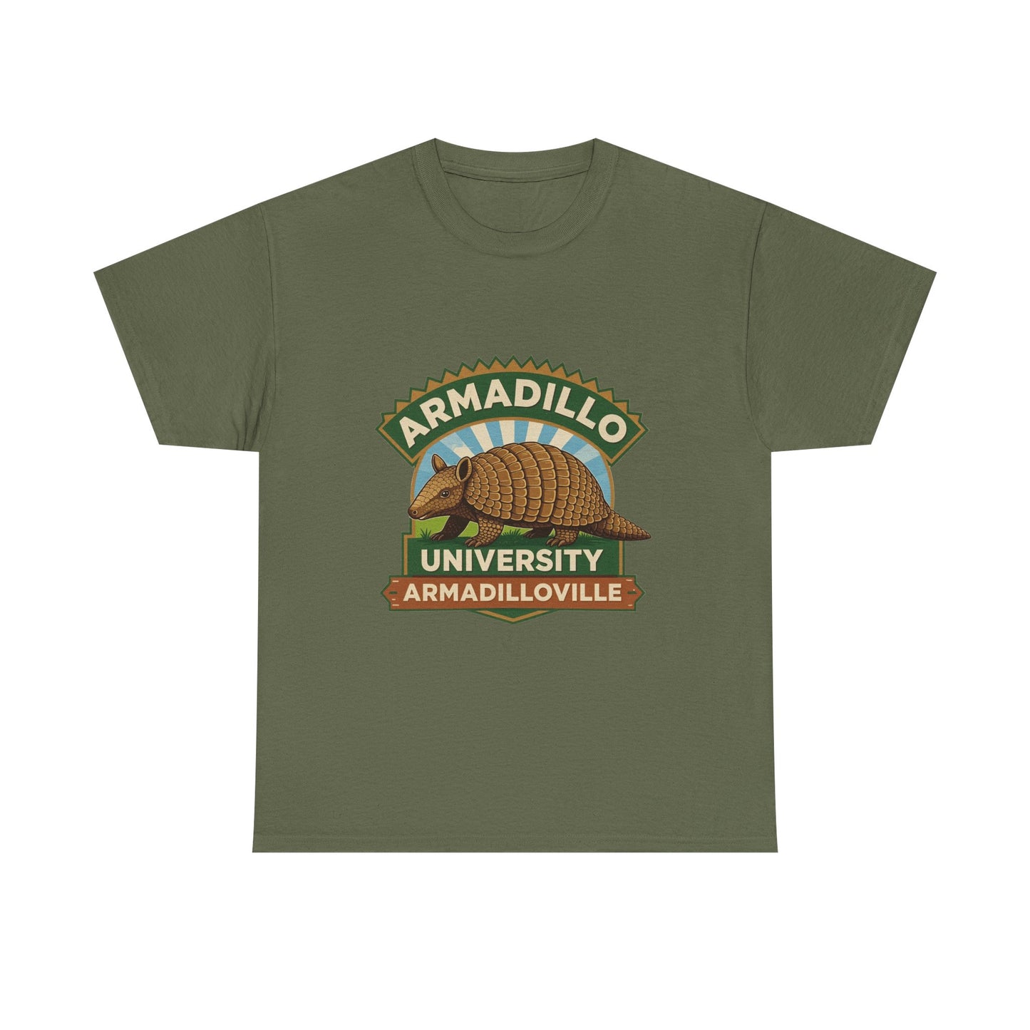 Unisex | Armadillo University Tee | Armadilloville | Custom Armadillo | College Shirt