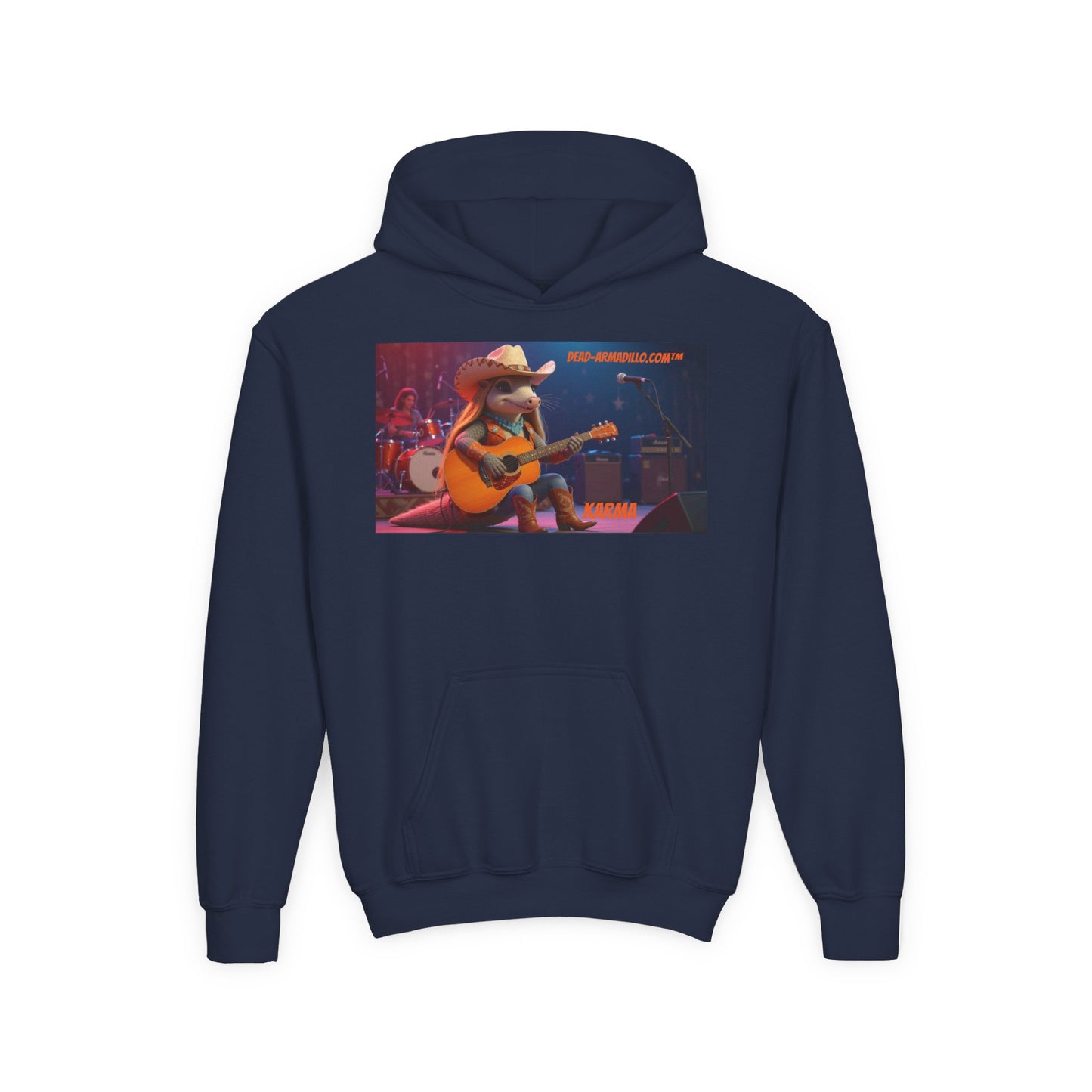 Sudadera con capucha de polar personalizada | creada por Dead-Armadillo.com™ | Unisex, peso medio | Talla infantil | Sudadera con capucha de polar suave
