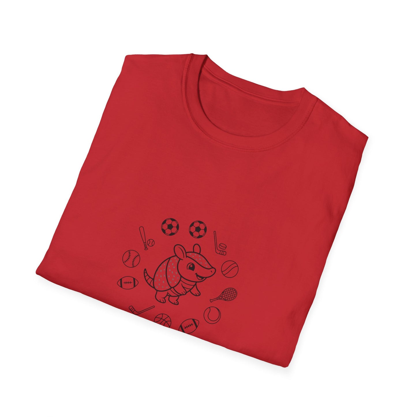 Armadillo Sports Academy T-Shirt — Unisex Adult Sports Team Tee