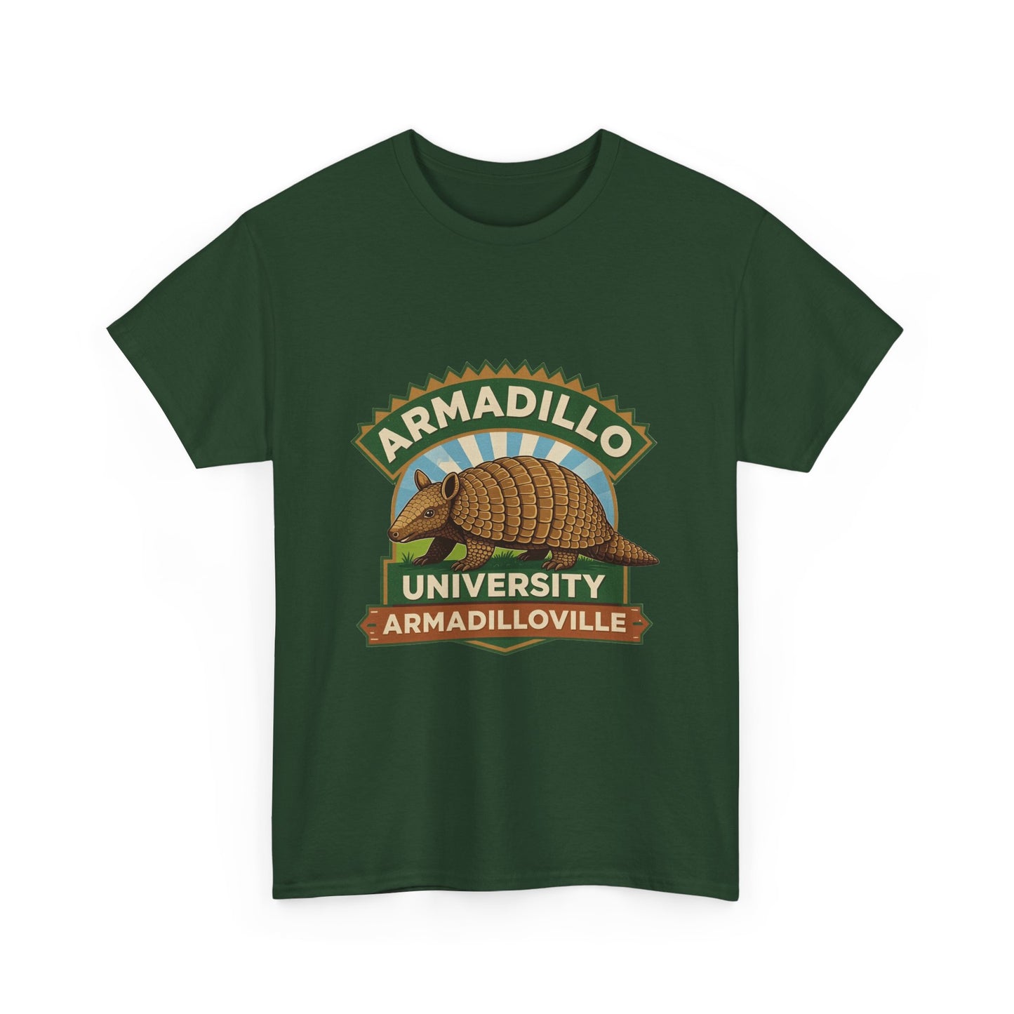 Unisex | Armadillo University Tee | Armadilloville | Custom Armadillo | College Shirt