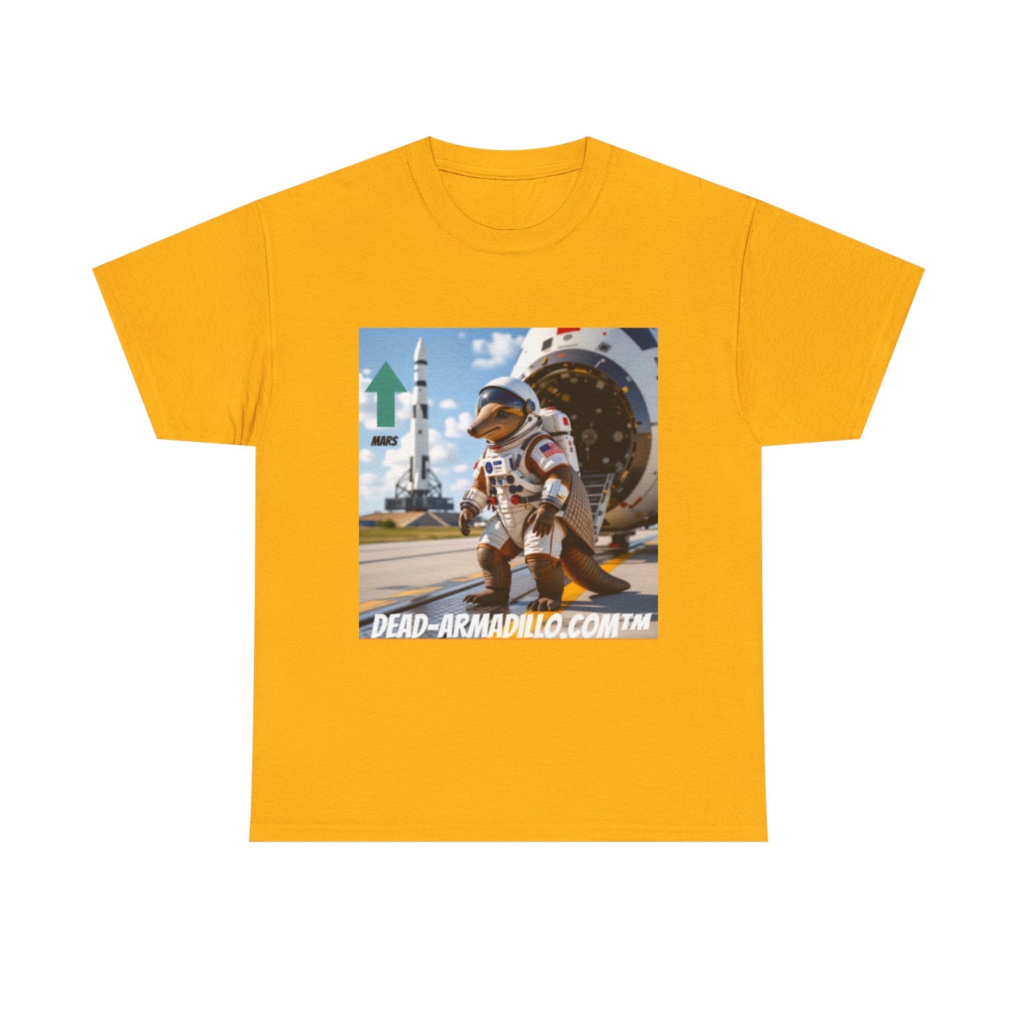 Astronaut Armadillo T-Shirt | Dead-Armadillo.com Space Collection
