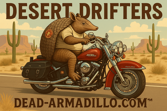 Desert Drifters | Camiseta de motociclista Armadillo | Harley Road Warrior