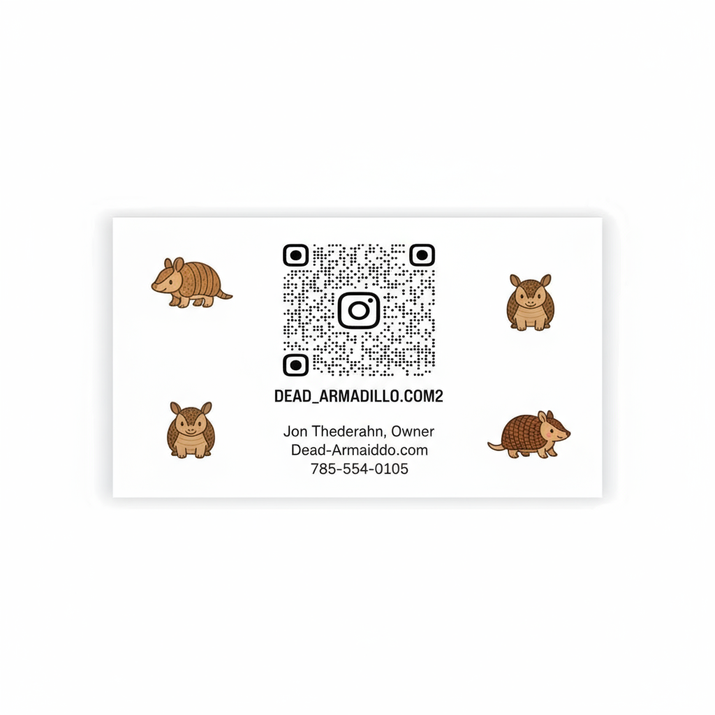 Business Card Layout Option 1