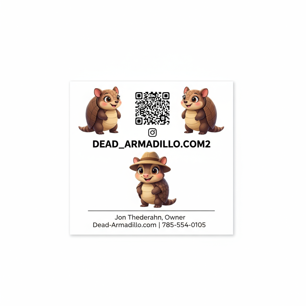 Single-Sided QR Sticker Design
