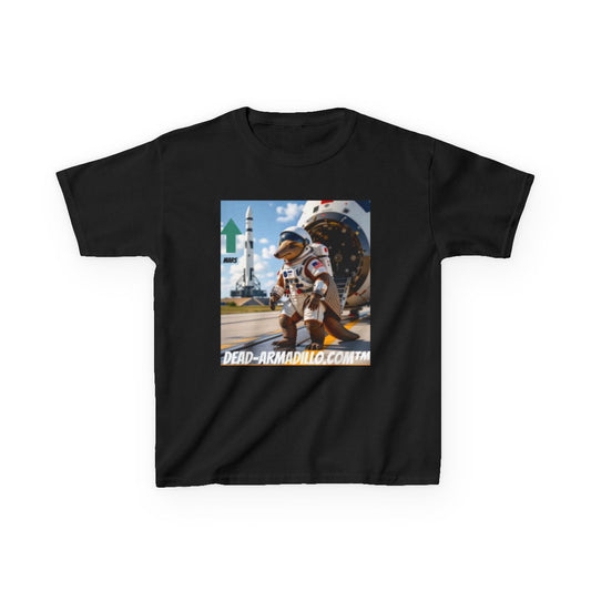 "Astronaut Armadillo T-Shirt | Kids Sizes | Dead-Armadillo.com Space Collection"